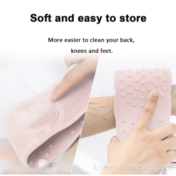 Scrubbiere in silicone con doccia personalizzata